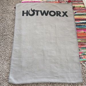 Hotworx | Gray Non-Slip Yoga Workout Towel